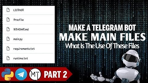 Create Main Files | How To Create Telegram Bot | Part 2 Python3 Pyrogram Bot Simple Set Make Bot