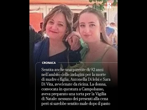 Video Madre e figlia morte per ricina, zia 90enne convocata in questura: preparò una torta