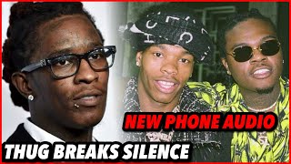 BREAKING 🚨 Young Thug Wanted Lil Baby To Diss Gunna on His New Album (Phone Call Audio)