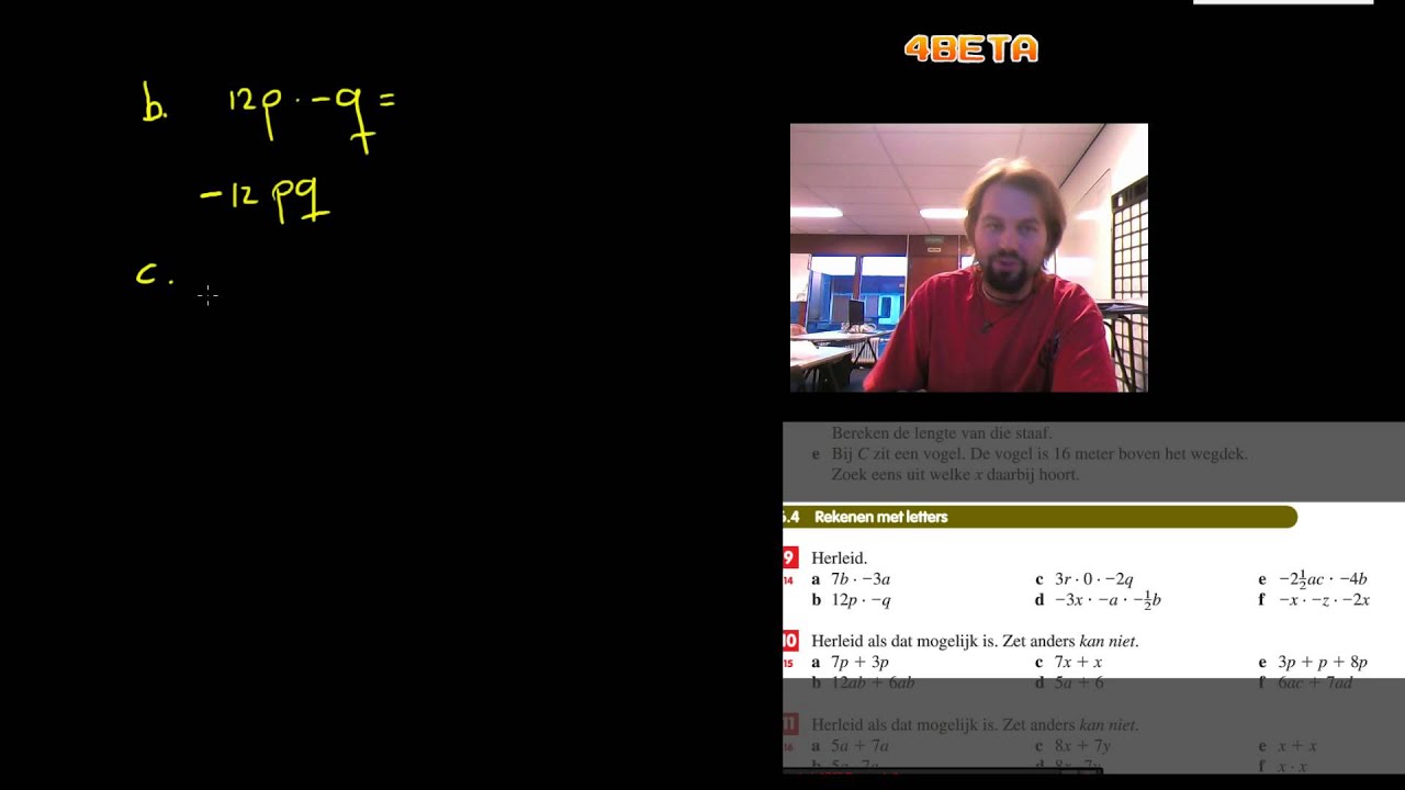 Wiskunde Getal en Ruimte 1HV Hoofdstuk 6 Diagnostische toets 9 - YouTube