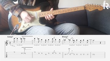 Bob Marley - Waiting in Vain Solo with TAB