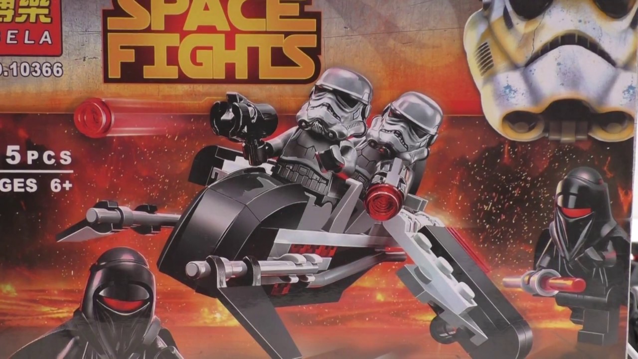 BOOTLEG STAR WARS LEGO - SPACE FIGHTS - CLOSE-UP SET REVIEW 