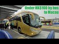 How to go to Macau by bus from Hong Kong via the Hong Kong Zhuhai Macao Bridge for under HK$100