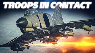 Troops In Contact | Heatblur F4E Phantom To The Rescue | Digital Combat Simulator | DCS |