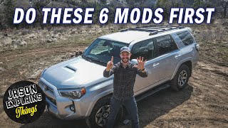 Start Here: Toyota 4Runner Top Six Mods/Accessories To Do First!
