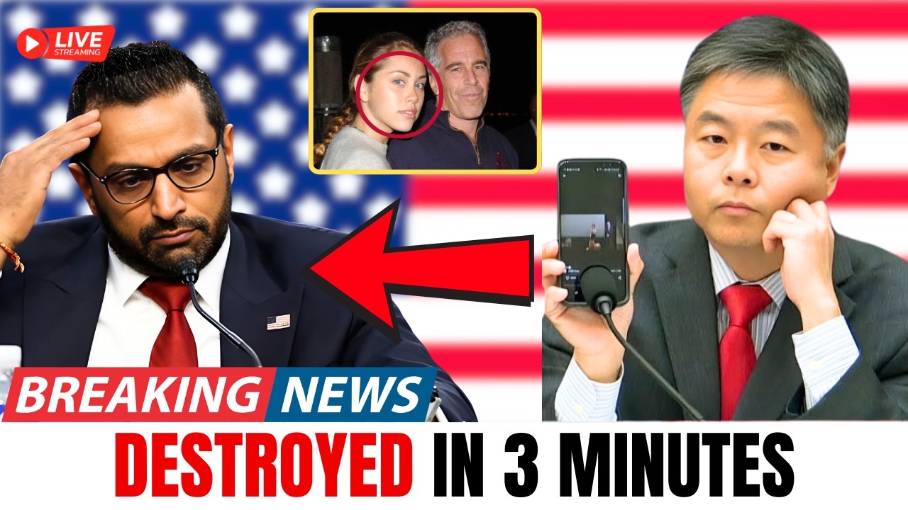 Ted Lieu EXPOSES Kash Patel's EPIC Lie On Epstein Files: 