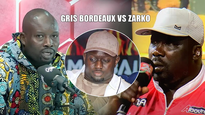 🛑Inédit! Zarko vs Gris Bordeaux démarché en plein direct par Albourakh Events