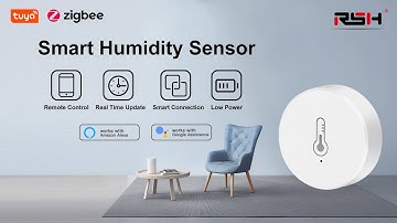 RSH Smart Humidity Sensor HS06, ZigBee Hygrometer Thermometer, Indoor Temperature Sensor