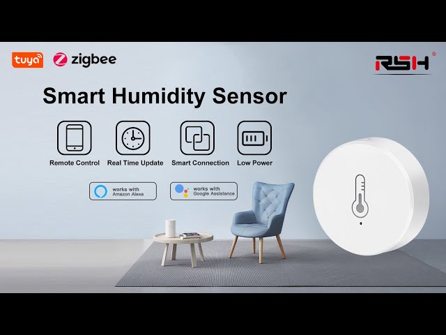 Hygrometer Thermometer for Zigbee Connection, Indoor Outdoor