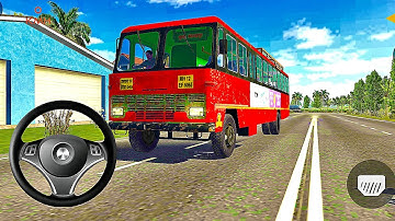 Indian Sleeper Bus Simulator 3D Roads + Night Drive + Rain Weather | Bus Game 2025