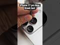 Watch the iPhone 17 Pro break test - You won't believe the outcome! | #iphone #techturm