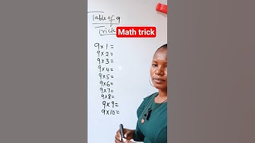 Math tricks on multiplication by 9. #maths #mathshorts #mathtricks #vedicmaths
