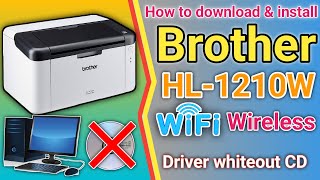 Brother HL-1210W Printer Wireless Driver Setup and Installation Tutorial.wifi network driver install screenshot 3