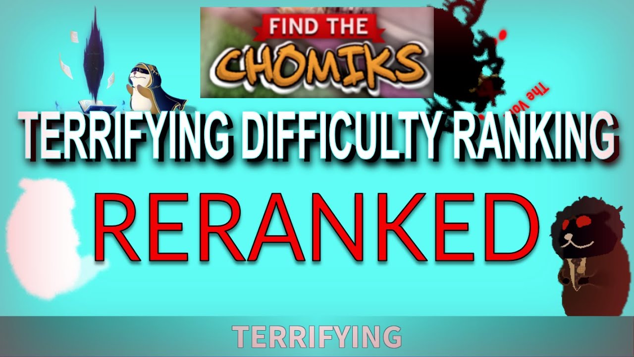 Re-Ranking all TERRIFYING Chomiks from Easiest to Hardest - Find The Chomiks