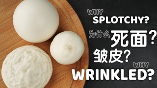 這個就是馒头皱皮回缩的原因?! | Steamed Bun Troubleshoot | Shrink, Wrinkle, Firm | (CC 中英字幕)