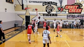 Conroe Tigers vs Caney Creek Panthers 9th Grade Boys Basketball Conroe White Team