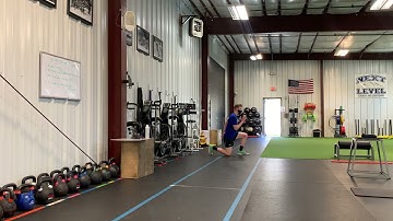 1/2 Kneel Lateral Sprint Start