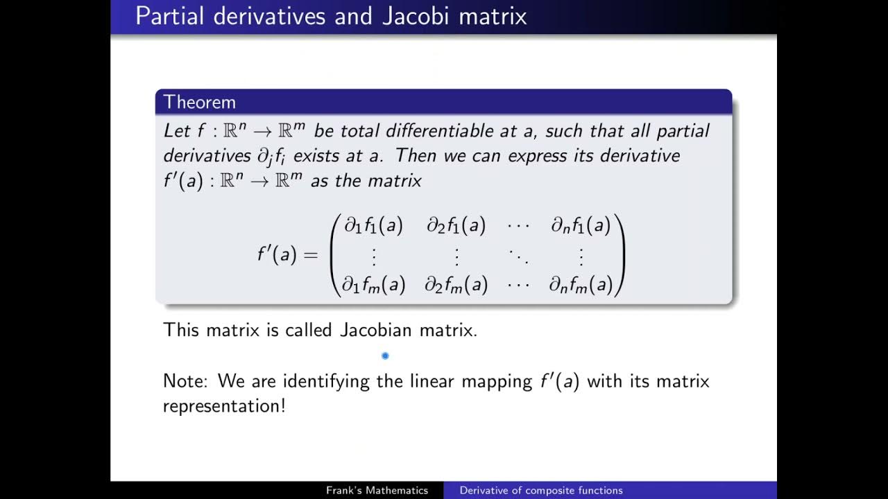 How to compute the derivative of composition of functions with two or ...