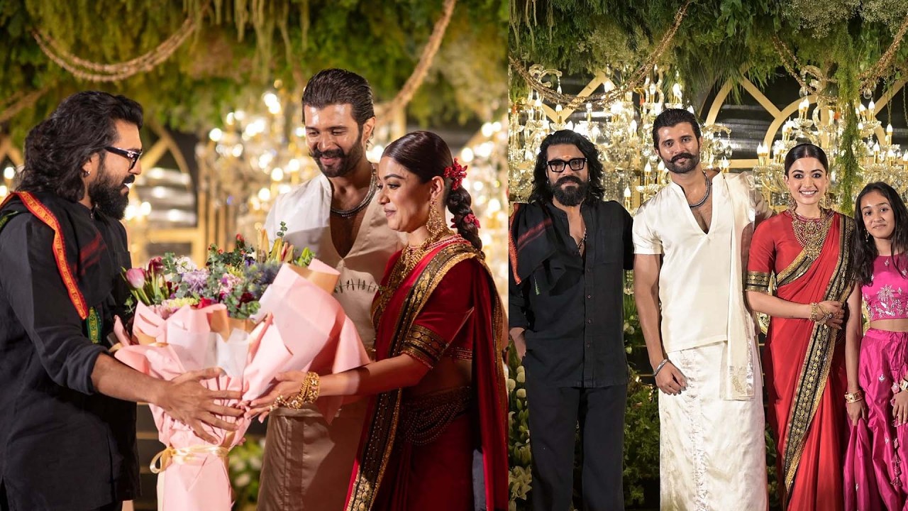 Ram Charan & Upasana Visuals | Vijay Deverakonda & Rashmika Mandanna Wedding Reception