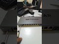 PoE Switch Reset Button #shorts