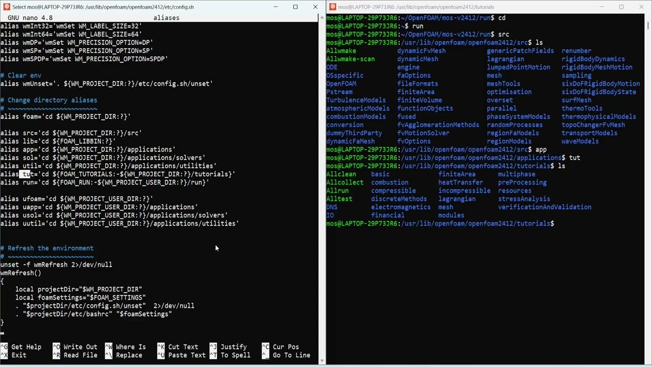 OpenFOAM for Beginners: Exploring Main Folders and Paths