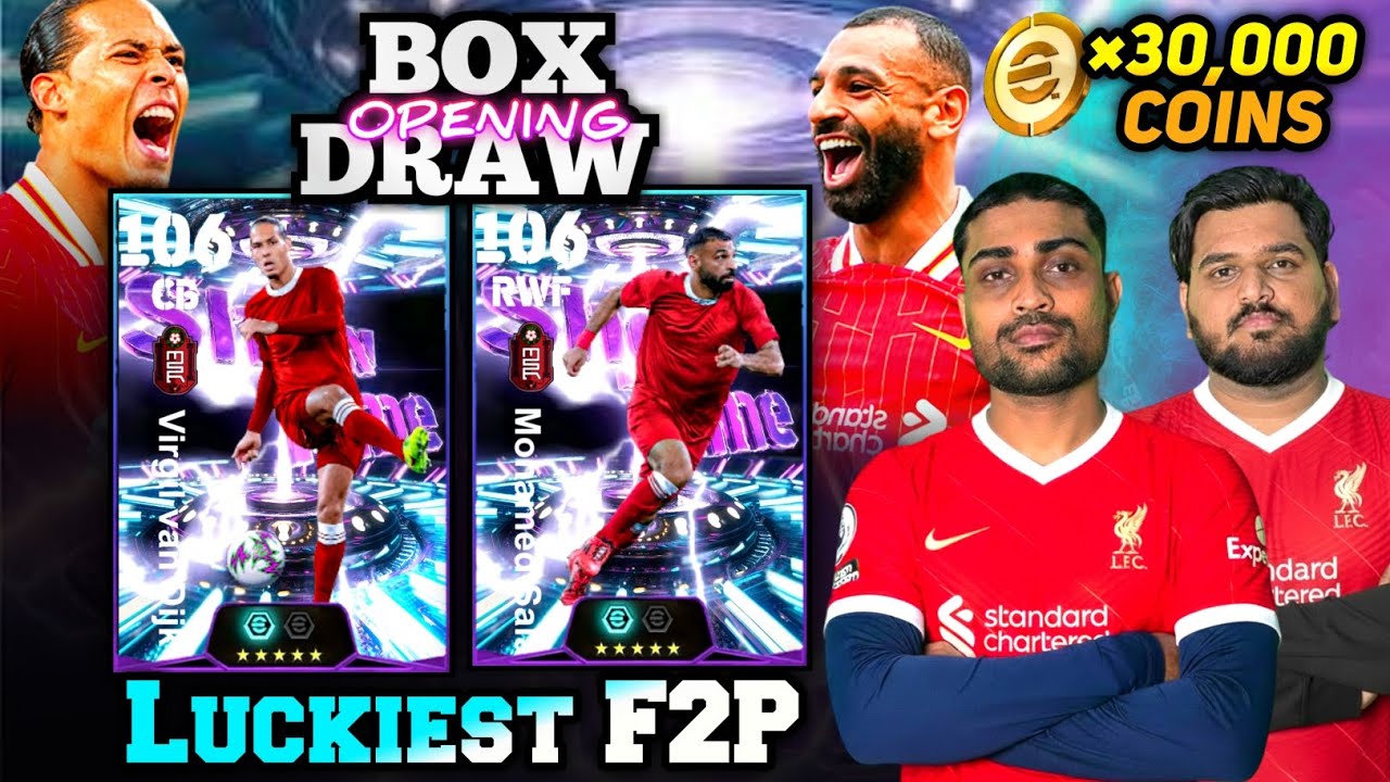 30,000 Coins🤑 In Blitz Salah+Van Dijk Showtime Boxdraw E-Football 26🔥| Luckiest Free Account 😱 Wiped