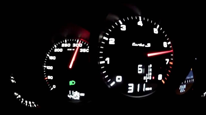 Porsche 911 Turbo S ( 991 ) 0-330 km/h