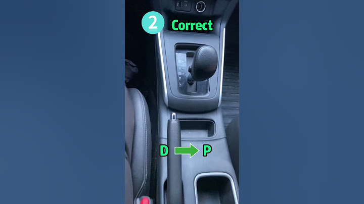 The parking sequence of automatic transmission cars is very important #car #automobile #tips