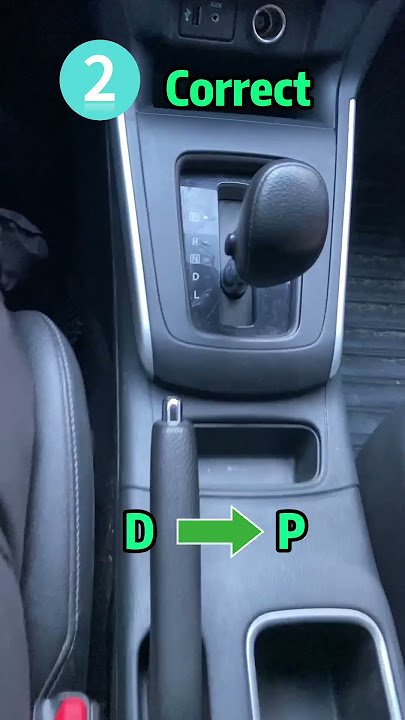 The parking sequence of automatic transmission cars is very important #car #automobile #tips