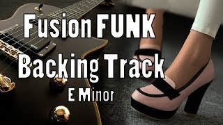 Fusion Funk Backing Track E Minor chords