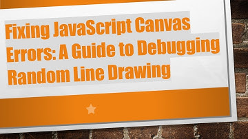 Fixing JavaScript Canvas Errors: A Guide to Debugging Random Line Drawing