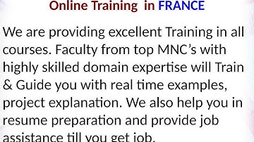 SAP ABAP WORKFLOW ONLINE TRAINING IN FRANCE