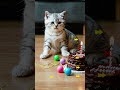 Happy Birthday 😘🐱 #cat #cats #catshorts #catvideos #catlovers #kucinglucu #kitten #cutebaby #kitty