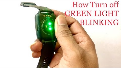 How to turn off Green Light blinking behind smartwatch || How turn off Auto HR mode in smartwatch