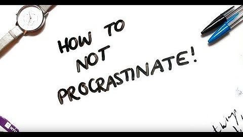 How To Stop Procrastinating (In 3 Easy Steps)