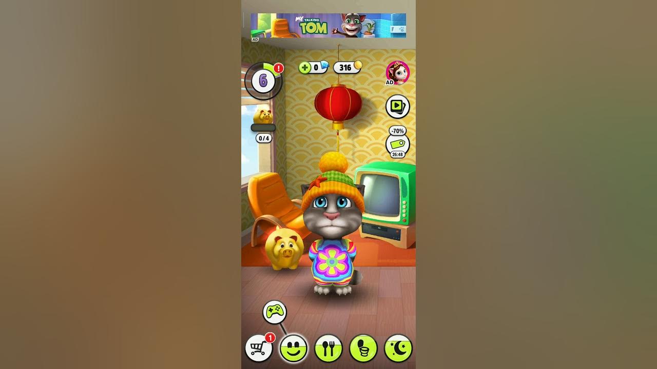 My Talking Tom my Talking Tom game play in Hindi and English subscribe