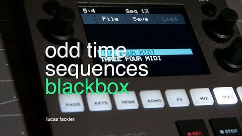 1010music Blackbox Odd Time Sequences (for odd-time audio loops)