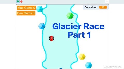 Scratch games 3.0 /Glacier Race Part 1 tutorial 🏎️🏎️