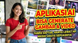Aplikasi Ai Terbaru Bisa Generate Gambar Dan Video Ai Tanpa Daftar Hanya Lewat HP aja, Masih Gratis🔥