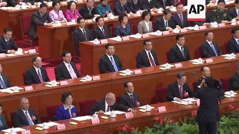 Closing ceremony at CPPCC in Beijing