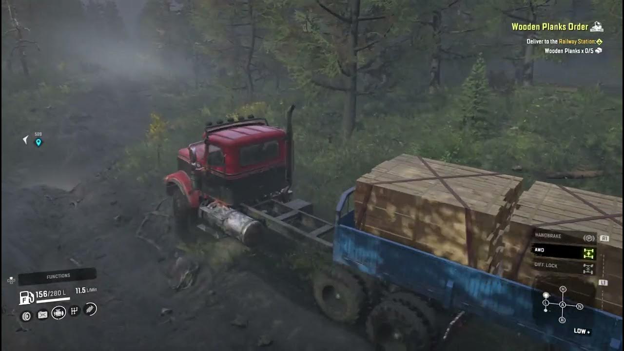 Snowrunner Wooden Planks Order [Taymyr] YouTube