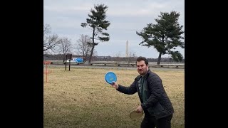 Casual Round of Disc Golf at a Temp Course in Washington DC!