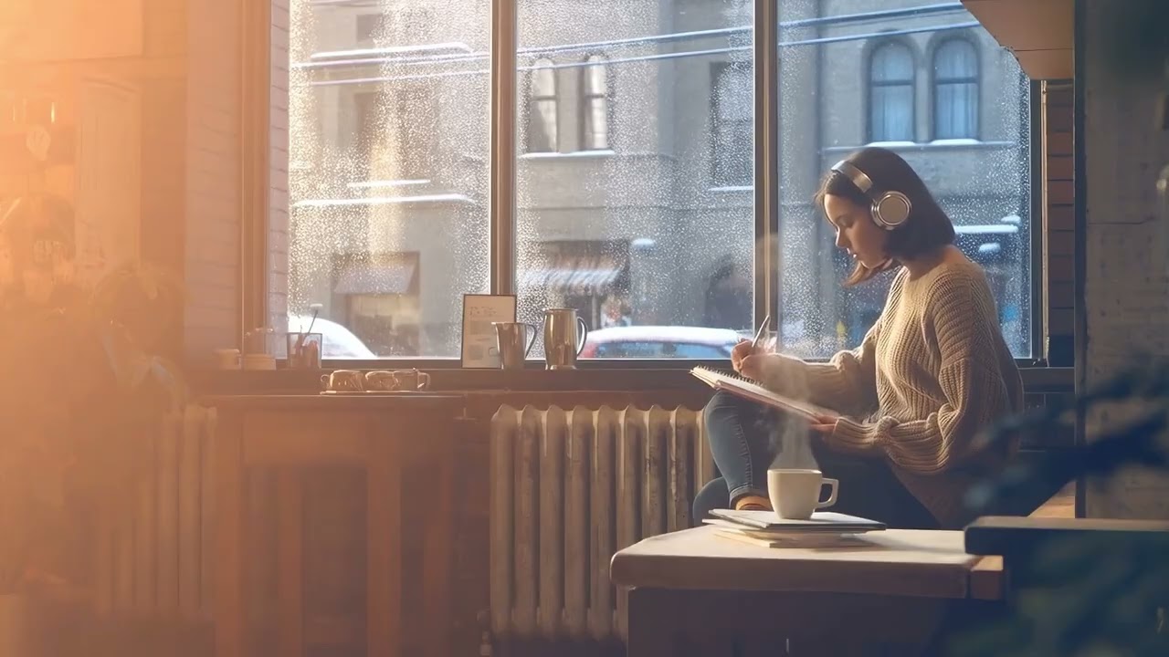 Warm Winter Daylight Café Lo-Fi (61-Minute Mix) ☕video