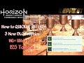 Horizon forbidden west  fastest way to get the 3 new trophies ng ultra hard  125 tokens