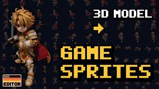 3D Model to 2D Sprite Sheet in 6 Minutes | Miso Editor