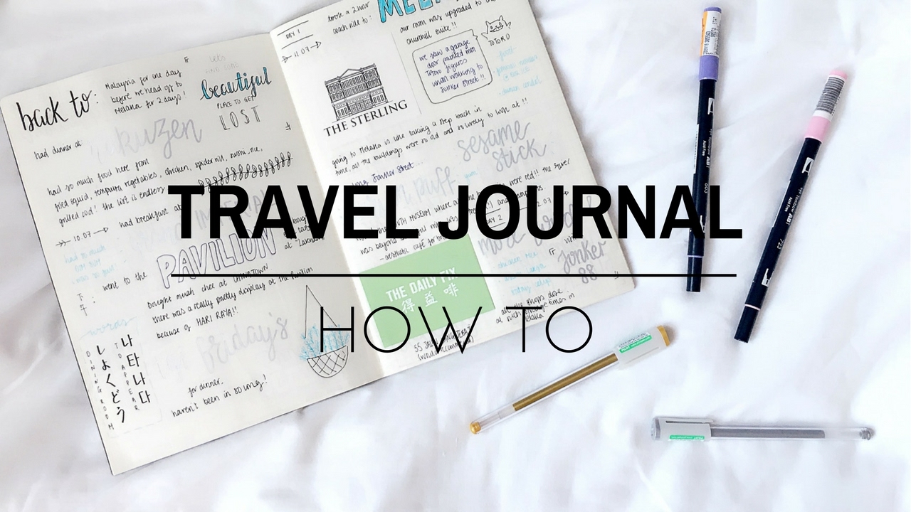 how to travel journal | studywithmaggie - YouTube