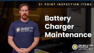 Commercial Generator Battery Charger Maintenance