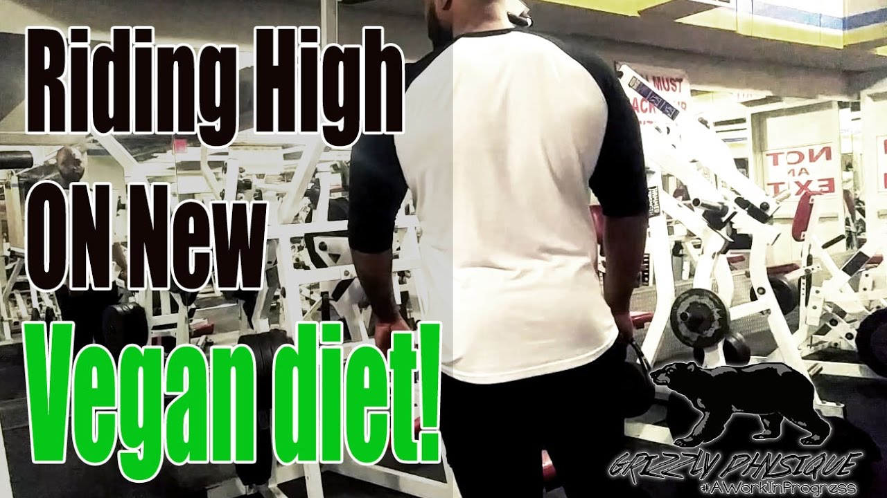 Vegan Powerlifter Riding a new Vegan Diet Full workout included w