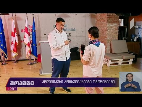 პოლიტიკური კონსულტაციები ოპოზიციაში