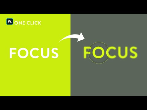 How to Make a Focus Text Effect in Photoshop cc | Photoshop Tutorial | Graphic Zone